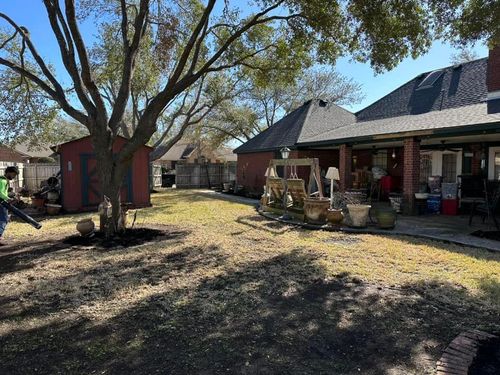 Mowing for Allen Lawn Care in Taylor, Texas