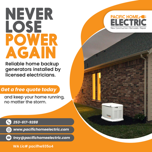  for Pacific Home Electric in Puyallup, WA