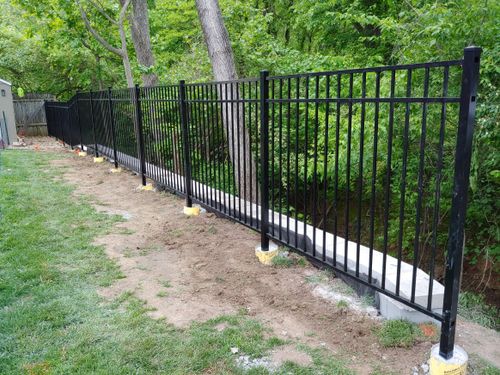 Fence Installation for VQ Land & Stone in St. Louis, MO