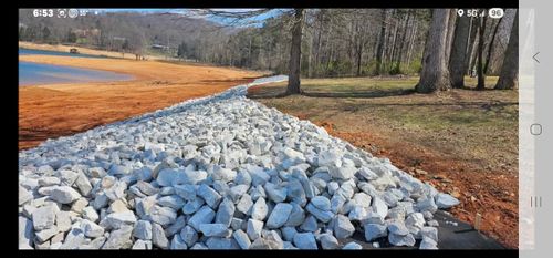 Rip Rap for Restoration Shoreline Norris Lake Rip Rap in Norris Lake, TN