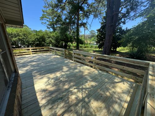 Deck Construction for Serenity Contracting in Columbia, SC