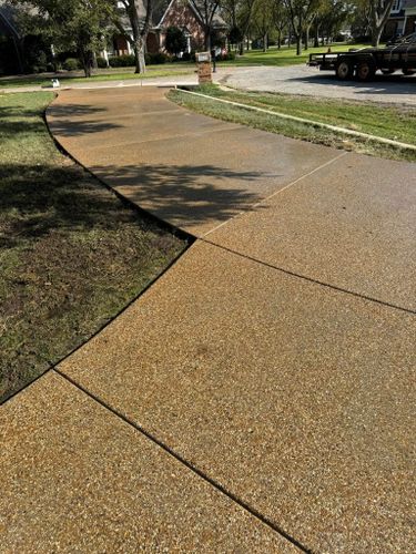 Sidewalk Installation for G2 Custom Concrete in Dallas, TX