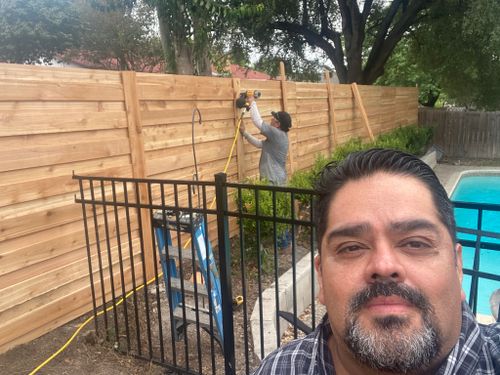 Fencing for J and R Co. in San Antonio,  TX