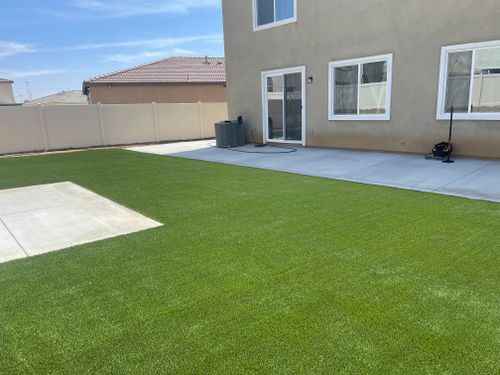 Artificial Turf Installation for Aidan Jade Landscaping in Riverside County, CA