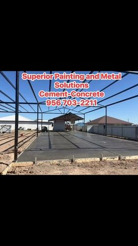 Concrete for Superior Painting and Metal Solutions in McAllen, TX