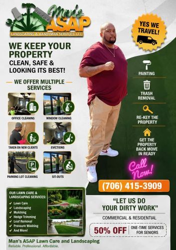  for Man's Asap Landscaping and Handyman Services LLC in Lagrange, GA