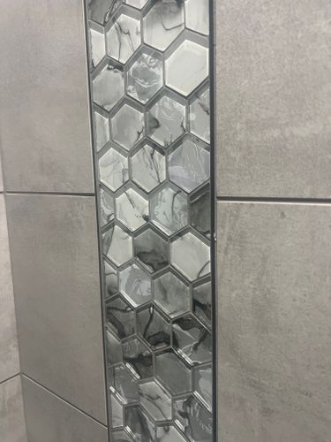 Custom Tile Showers for B4 Construction LLC in Cookville, TN