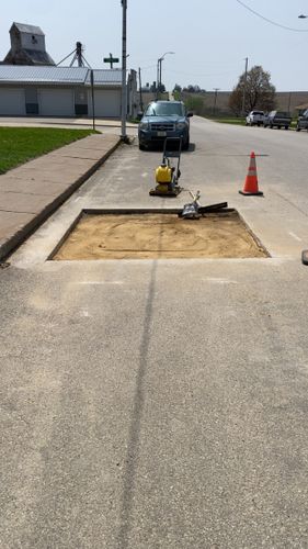 Driveway Install for TDC Excavating in Dubuque, IA