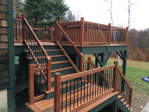 Deck Installation for Sanchez Construction NH in Dover, New Hampshire