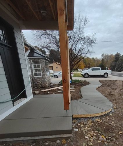 Patio Design & Installation for CTE Concrete in Kaysville, UT