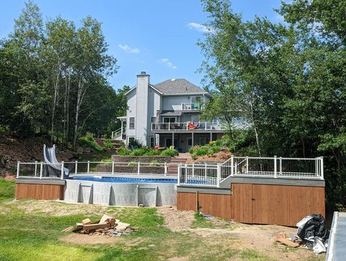 Composite Decking for RBM Construction Inc. in Eau Claire, WI