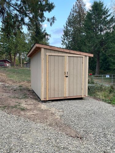 Hay Storage and Feeders for Oats Equestrian Fencing LLC in Arlington, WA