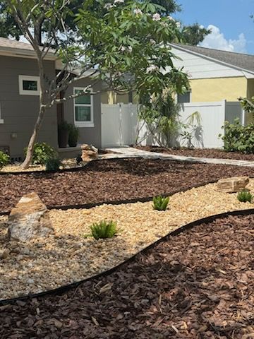 Planting for Team Tolson Landscape in Tampa Bay, FL