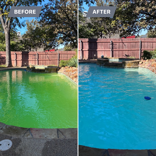 Green to Clean for Pool Serv Pro in Addison, TX
