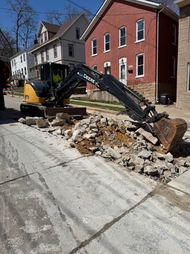 Driveway Install for TDC Excavating in Dubuque, IA