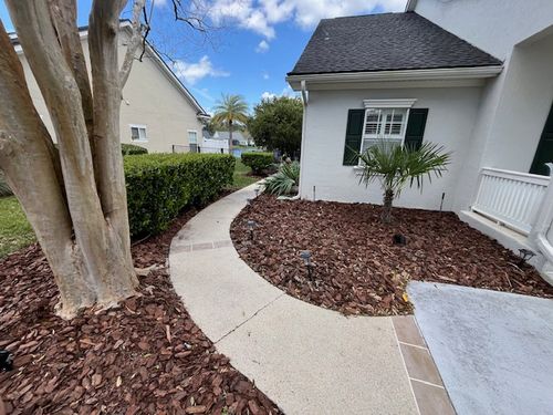 Mulch Installation for K & A Landscaping, Inc. in Jacksonville, FL