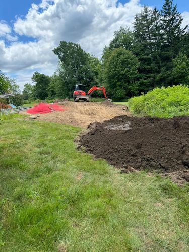 Excavation for CS Property Maintenance in Middlebury, CT