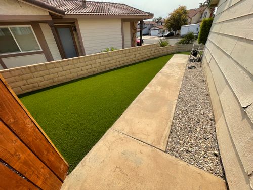 Artificial Turf Installation for Aidan Jade Landscaping in Riverside County, CA