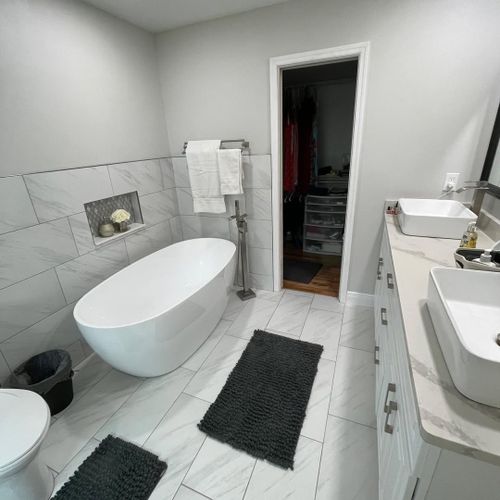 Bathroom Renovation for D&K Remodelers in Orlando, FL