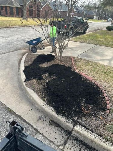 Mowing for Allen Lawn Care in Taylor, Texas