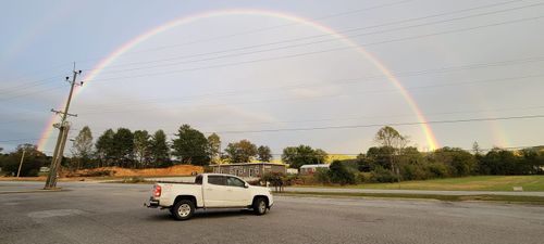 Mowing for Hart and Sons in Transylvania County, North Carolina