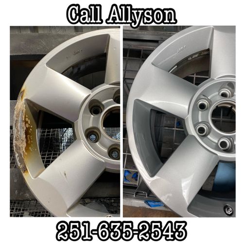 Wheel Repair for Call Allyson “The Paint Lady” LLC in Mobile, AL