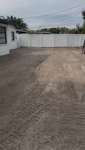 Grading and Leveling for Team Tolson Landscape in Tampa Bay, FL