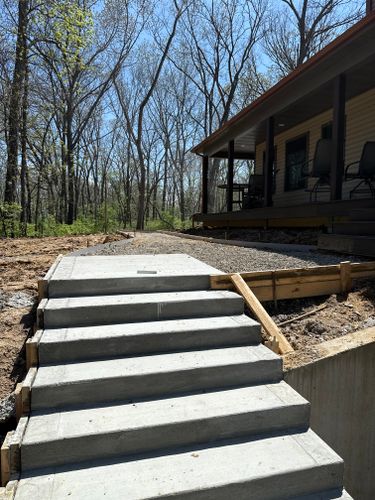 Stair Design & Installation for Immaculate Concrete and Construction in Troy, IL