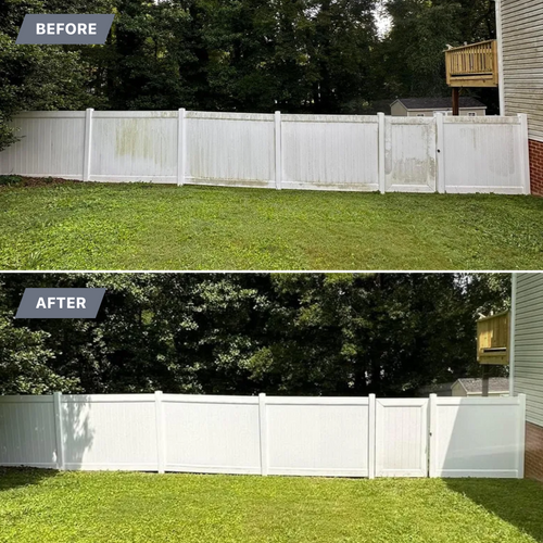 Fence Washing for LeafTide Solutions in Richmond, VA