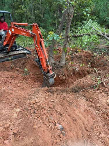 Site Preparation for Advantage Rental And Services in Youngsville, NC