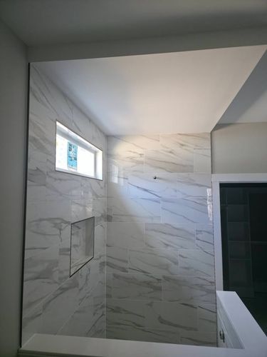 Bathroom Tiling Installation for Novo Tile Co. in Lillington, NC