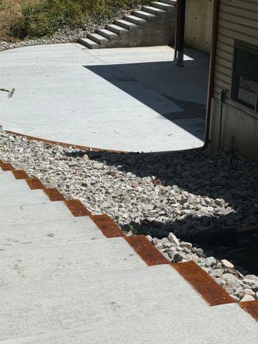 Stamped Concrete Installation for Immaculate Concrete and Construction in Troy, IL