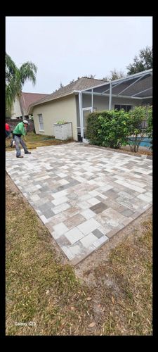 Landscape Installation for Tezna Landscaping, Trees & Pavers in Valrico, FL
