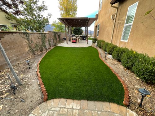 Concrete Edging for Aidan Jade Landscaping in Riverside County, CA
