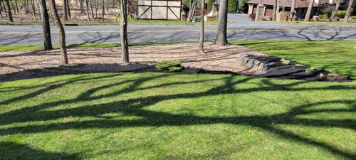 Mulching for Cristians Maintenance and Hardscaping llc in Bedminster, NJ