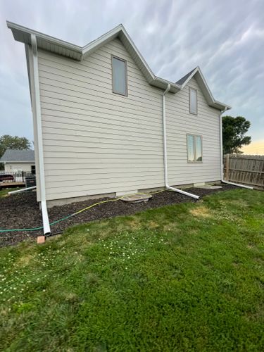 Aluminum Gutters Installation for The Gutter Man Seamless in Lexington, NE