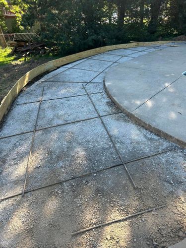 Concrete Slab Construction for MidWest Concrete in Benton, MO