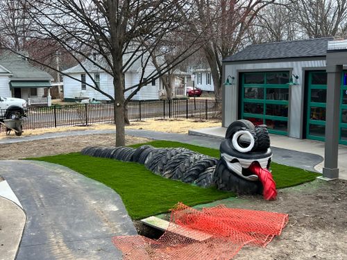 Landscape Installation for Mayfield Landscaping in Staunton, IL