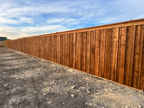 Wood Fencing Installation for B1D Fencing & Outdoors in Fort Worth, TX