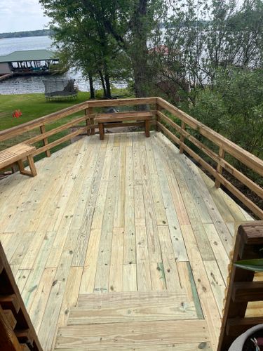 Decks & Handicap Ramps for BAKER Carpentry in Joshua, TX