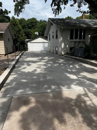 Concrete Driveway & Aprons for Outdoor Dynamics LLC in Sherburne County, MN