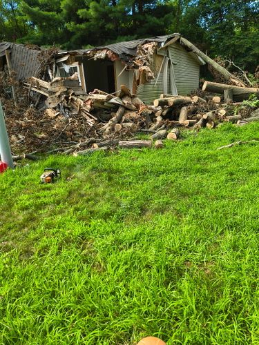 Tree Trimming for Hunnicutt’s Tree Service L.L.C. in Monticello, IN