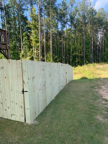 Wooden Fencing for Alpine Fence in Dahlonega, GA