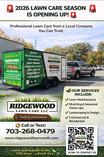 for Ridgewood Lawn Care LLC in Fredericksburg, VA