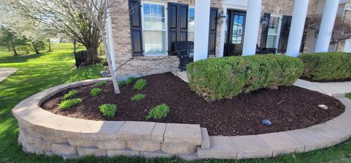 Mulch Installation for VQ Land & Stone in St. Louis, MO