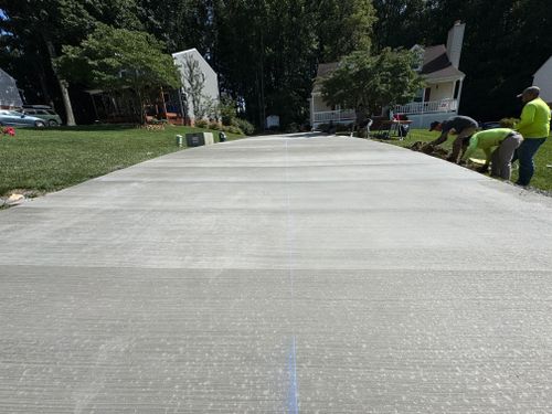 Driveway Construction for MW ProBuild, LTD. in Roanoke, VA