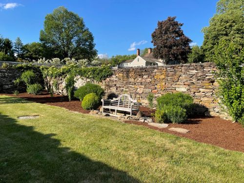 Mulch Installation for Navedo’s Lawn Care in Putnam, CT