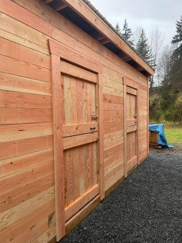 Shelters for Oats Equestrian Fencing LLC in Arlington, WA