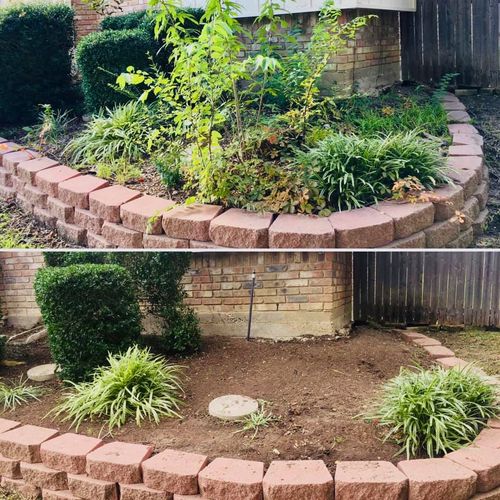 Retaining Wall Construction for Del Real Landscape Contractors LLC in Del Rio, TX