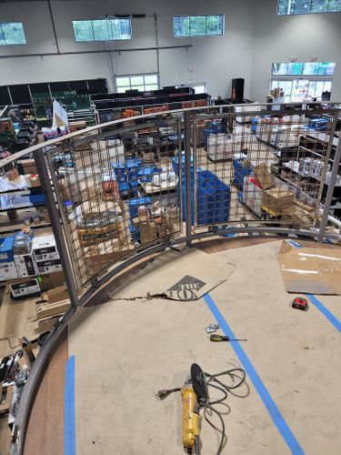 Structural Stair and Rail Erecting for Simpson Steel Services LLC in Archdale, NC